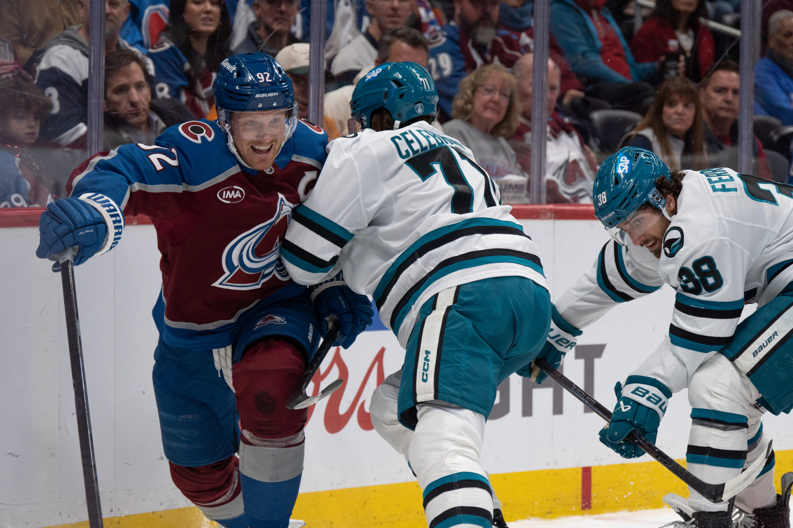 gabriel landeskog and macklin celebrini